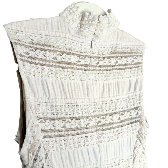 Cinq a Sept Kora Lace Choker Midi Dress Size 00 Sheath Cocktail Wedding Formal - Picture 9 of 13